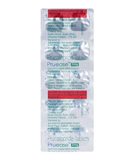 Pruease 2mg - 10Tablets
