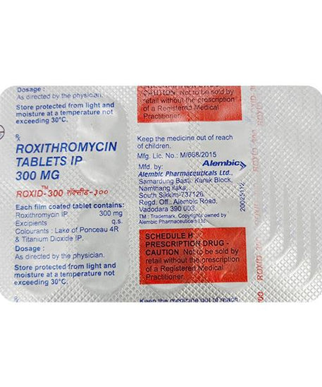 Roxid 300 Tablets - 10Tablets