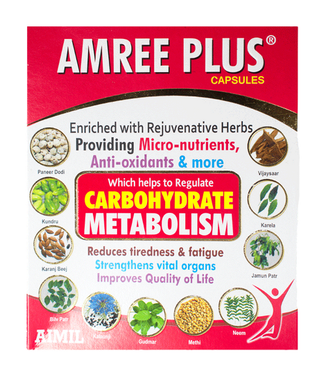 Aimil Amree Plus 20Capsules -  Aimil - Medizzo.com