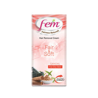 Fem Hair Removal Cream Sandal, For Dry Skin - 25gm - Dabur - Medizzo.com