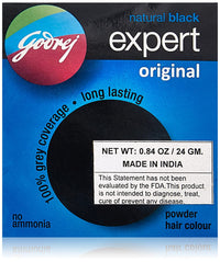 Godrej Expert Original Powder Hair Colour - Natural Black - Godrej - Medizzo.com
