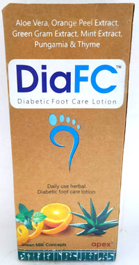 DiaFC Foot Care Lotion 200ml - Apex Ayurveda - Medizzo.com