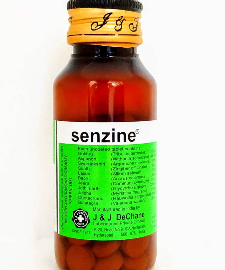 Senzine Tablets - 100Tablets -  JJ Dechane - Medizzo.com
