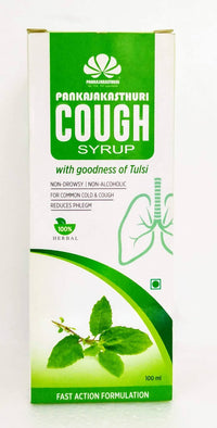 Thulasi Cough Syrup 100ml - Pankajakasthuri - Medizzo.com