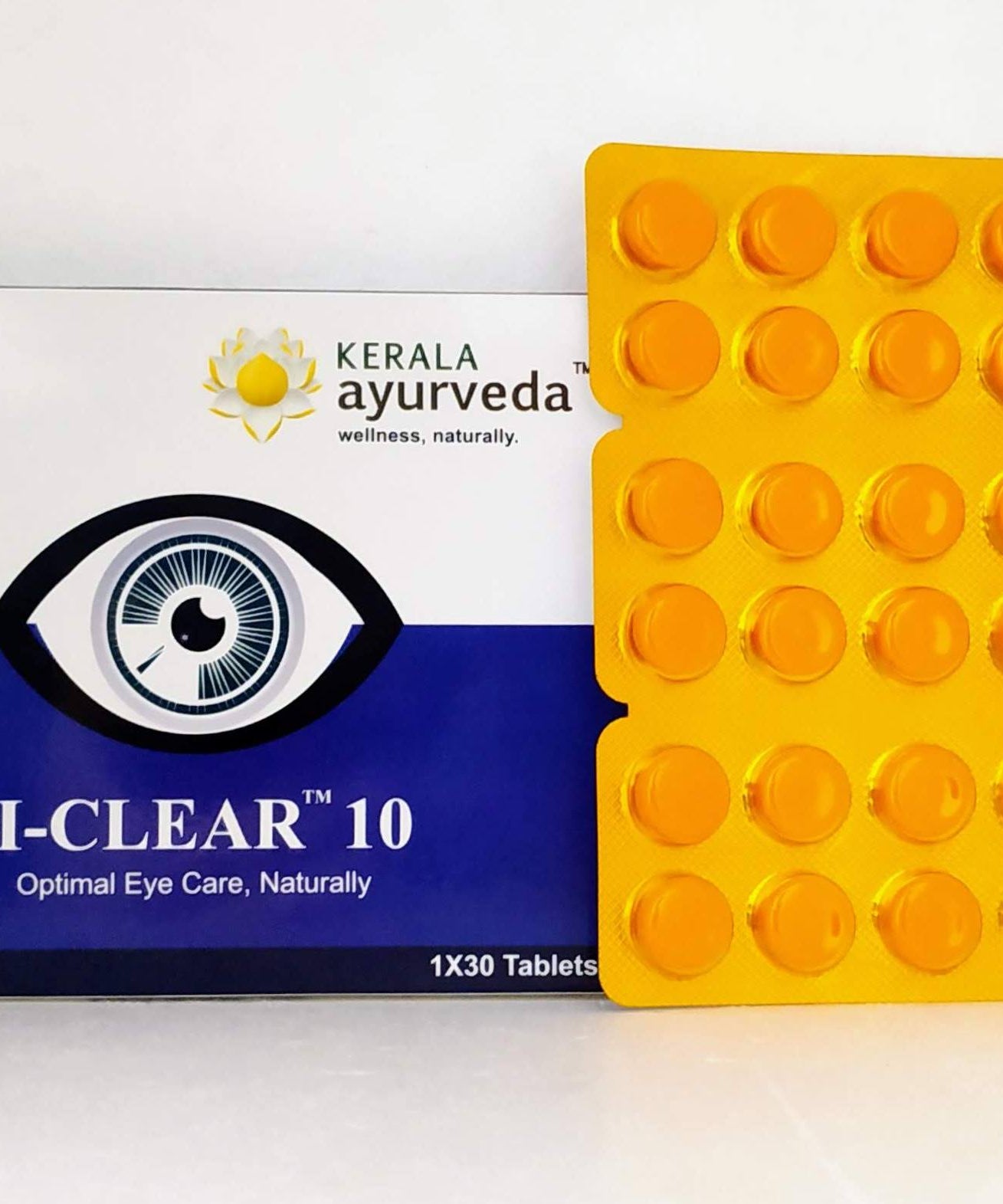 I-Clear 10 Tablets - 30Tablets -  Kerala Ayurveda - Medizzo.com