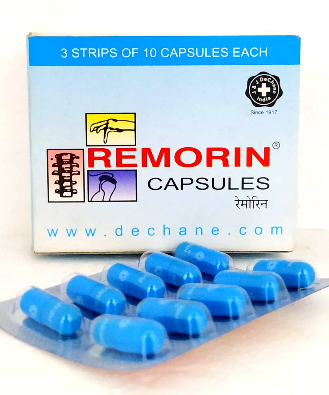 Remorin Capsules - 10 Capsules -  JJ Dechane - Medizzo.com