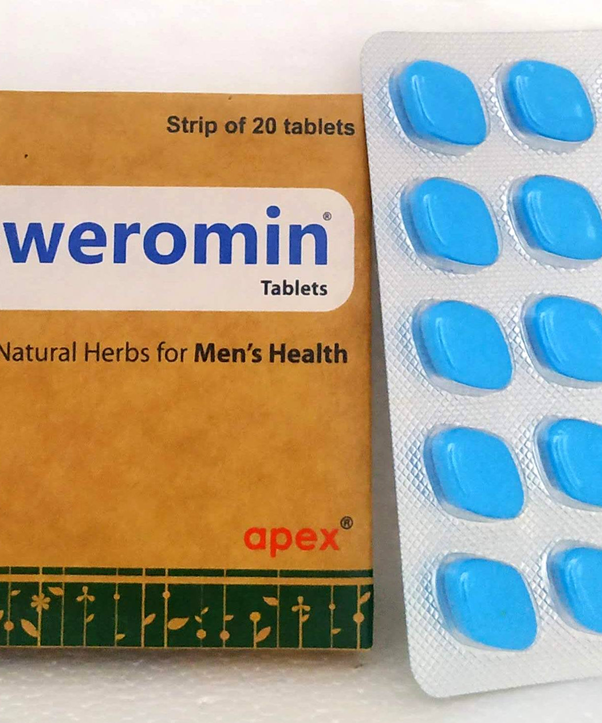 Poweromin Tablets - 20Tablets -  Apex Ayurveda - Medizzo.com