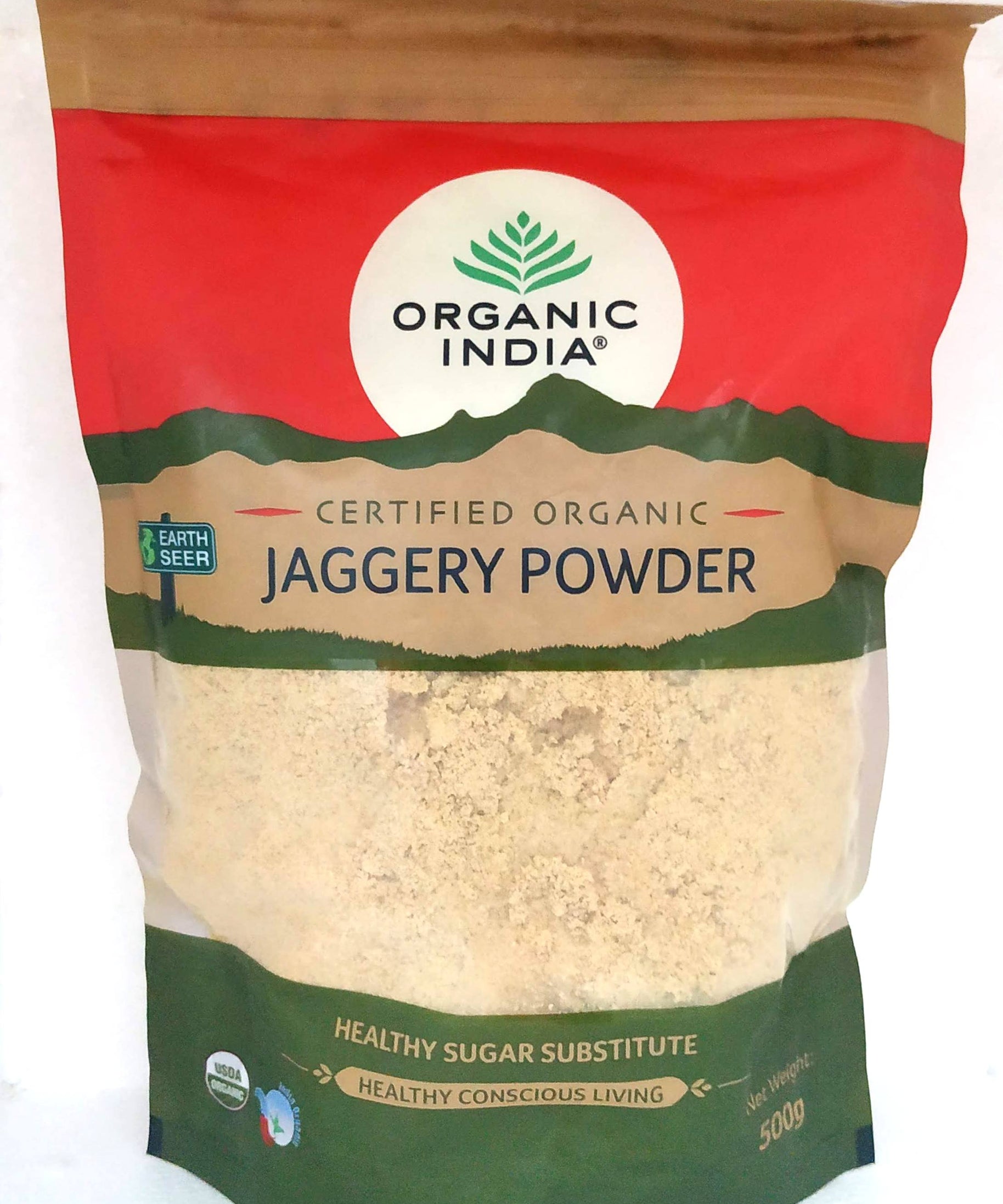 Jaggery powder 500gm -  Organic India - Medizzo.com