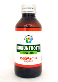 Kurunthotti thailam 100ml - Annai Aravindh - Medizzo.com