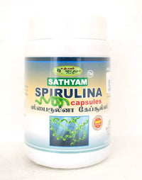 Spirulina capsules - 60Capsules - Sathyam Herbals - Medizzo.com
