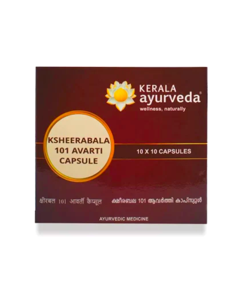 Kerala Ayurveda Ksheerabala 101 Avarthi - 100Capsules