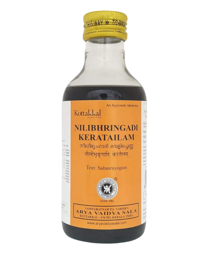 Neelibringadhi Kera Thailam 200ml ( Coconut Oil ) -  Kottakkal - Medizzo.com
