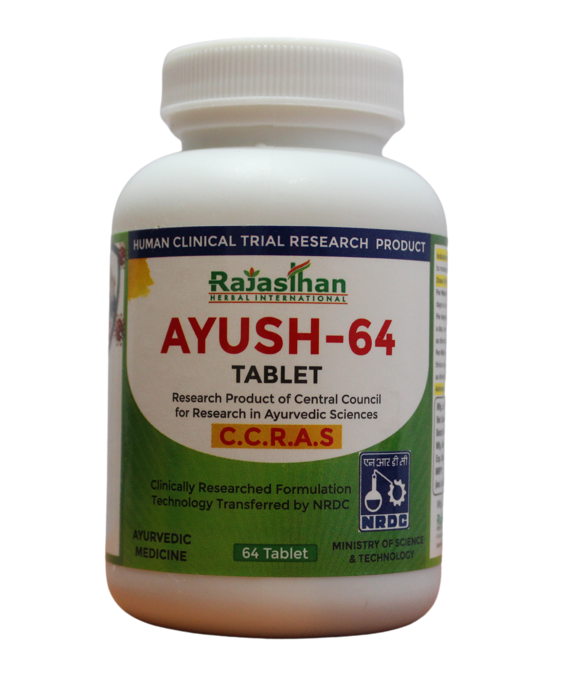 Rajasthan Herbals AYUSH64 Tablets - 64Tablets -  Rajasthan Herbals - Medizzo.com