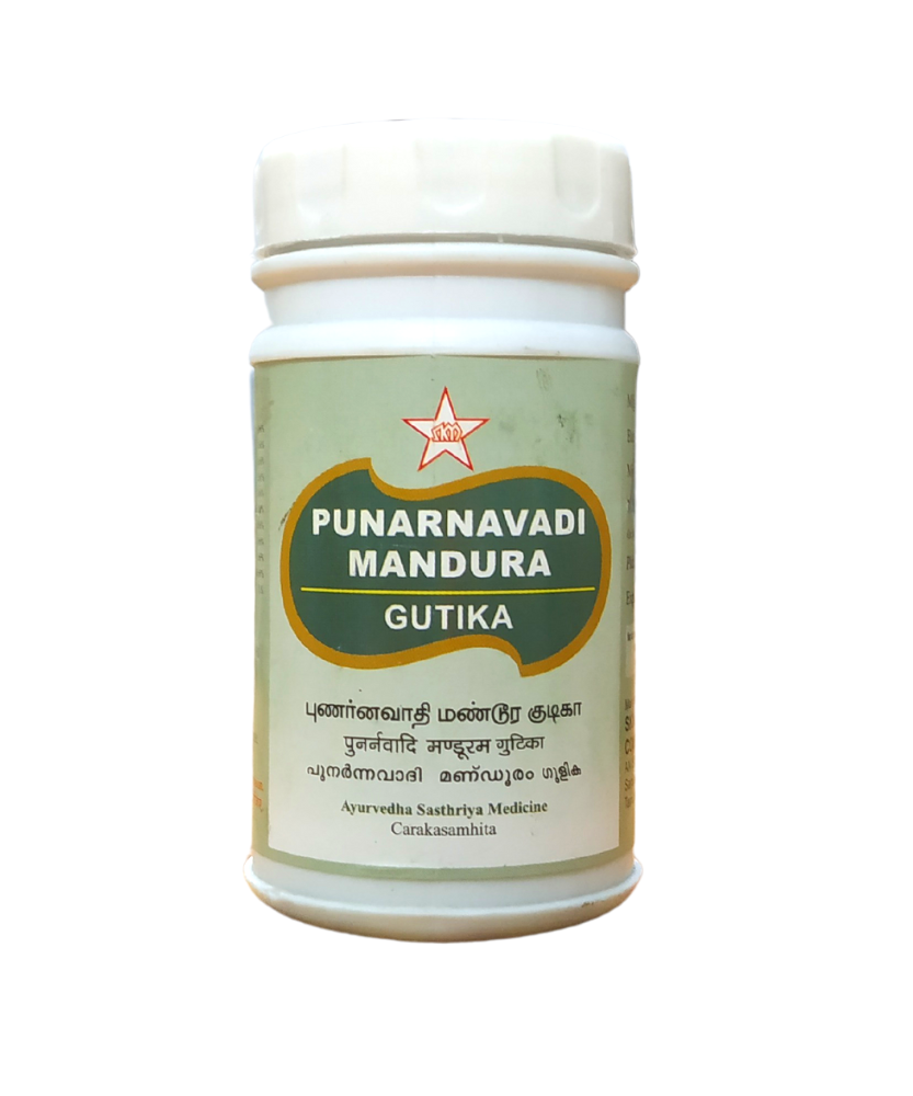 Punarnavadi Mandura Gutika - 100Tablets -  SKM - Medizzo.com