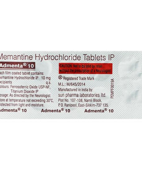 Admenta 10mg Tablets - 10Tablets