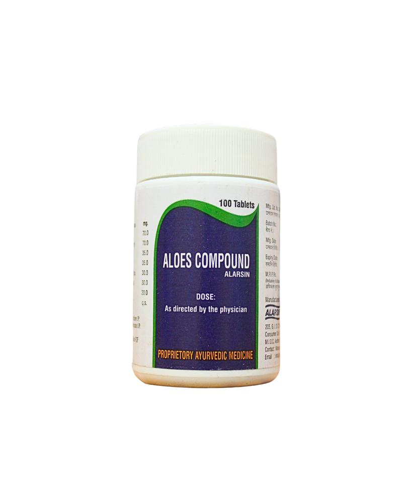 Alarsin Aloes Compound Tablets 100Tablets