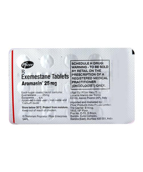 Aromasin 25mg Tablets -  15's Strip