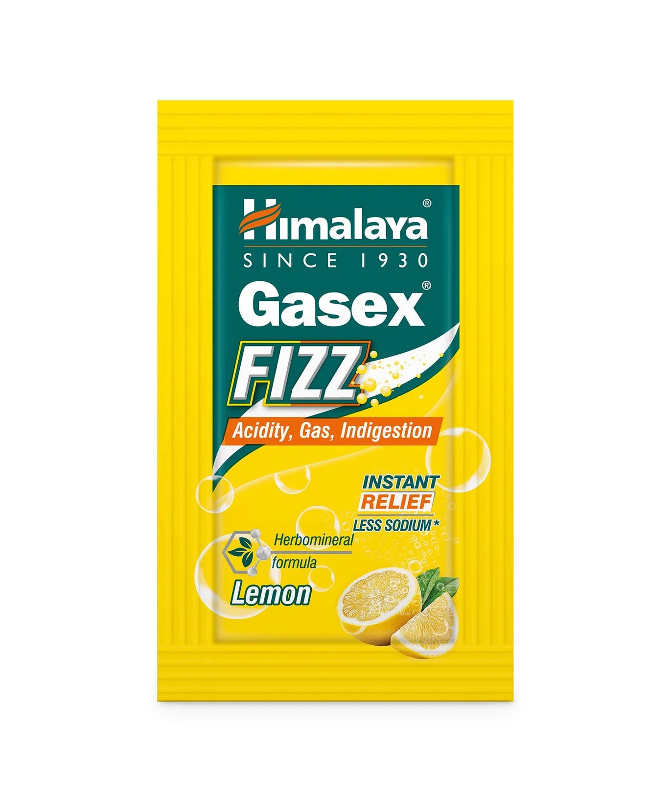 Himalaya Gasex Fizz Lemon Flavour 5gm Sachet