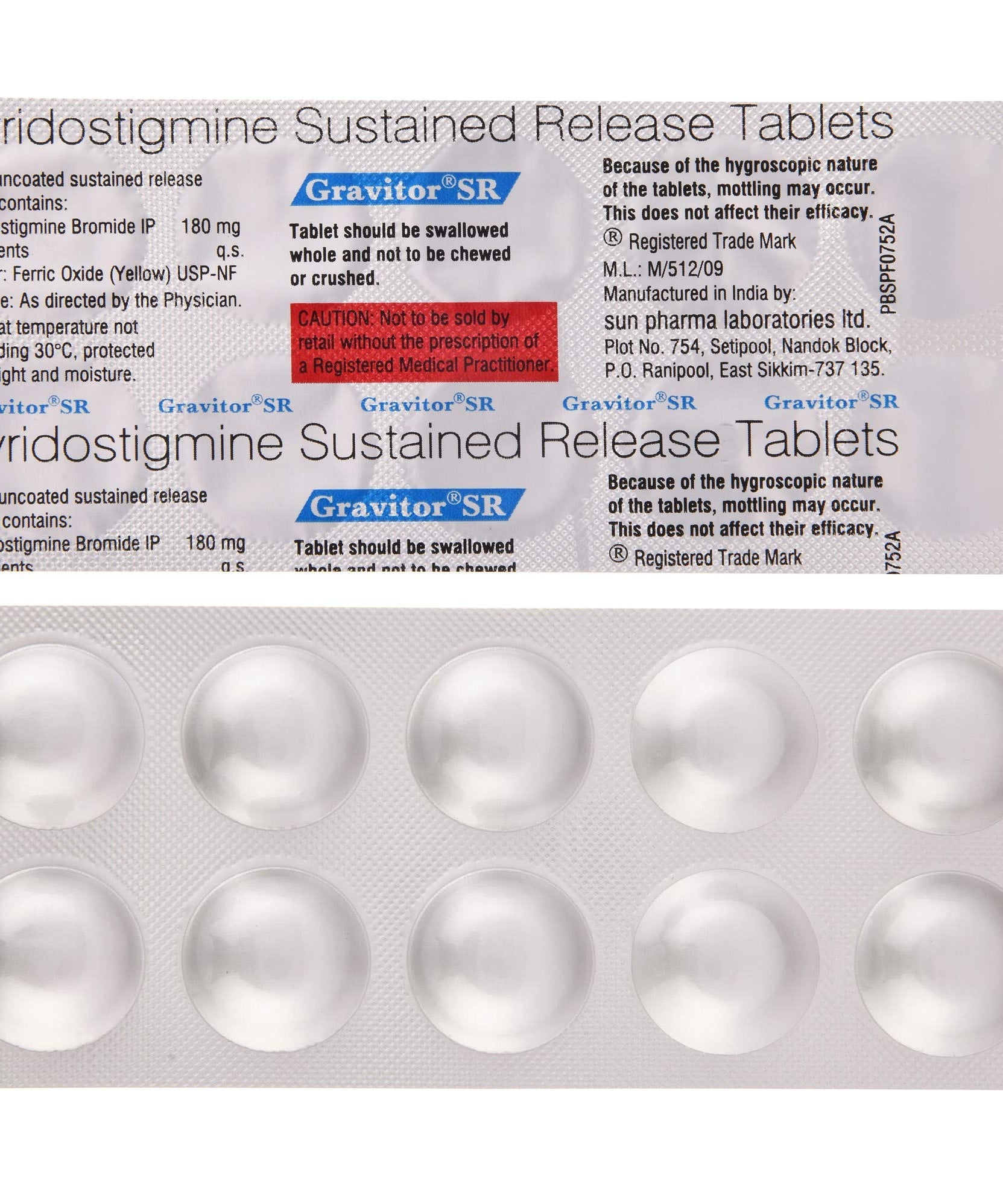 Gravitor SR Tablets - 10Tablets