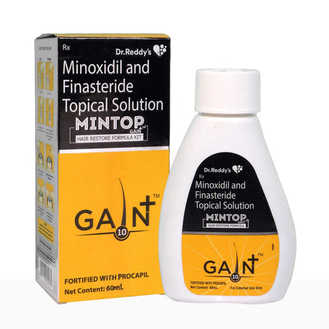 Mintop Gain plus 10 Hair restore formula kit 60ml