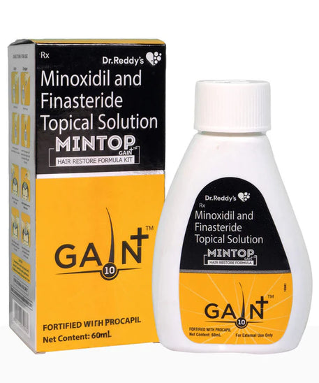 Mintop Gain plus 10 Hair restore formula kit 60ml