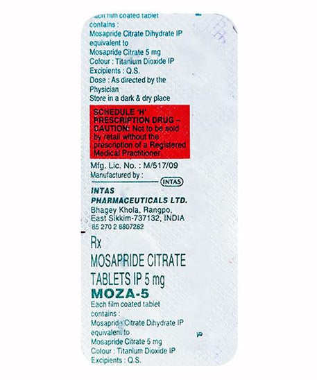 Moza 5mg Tablets - 10Tablets