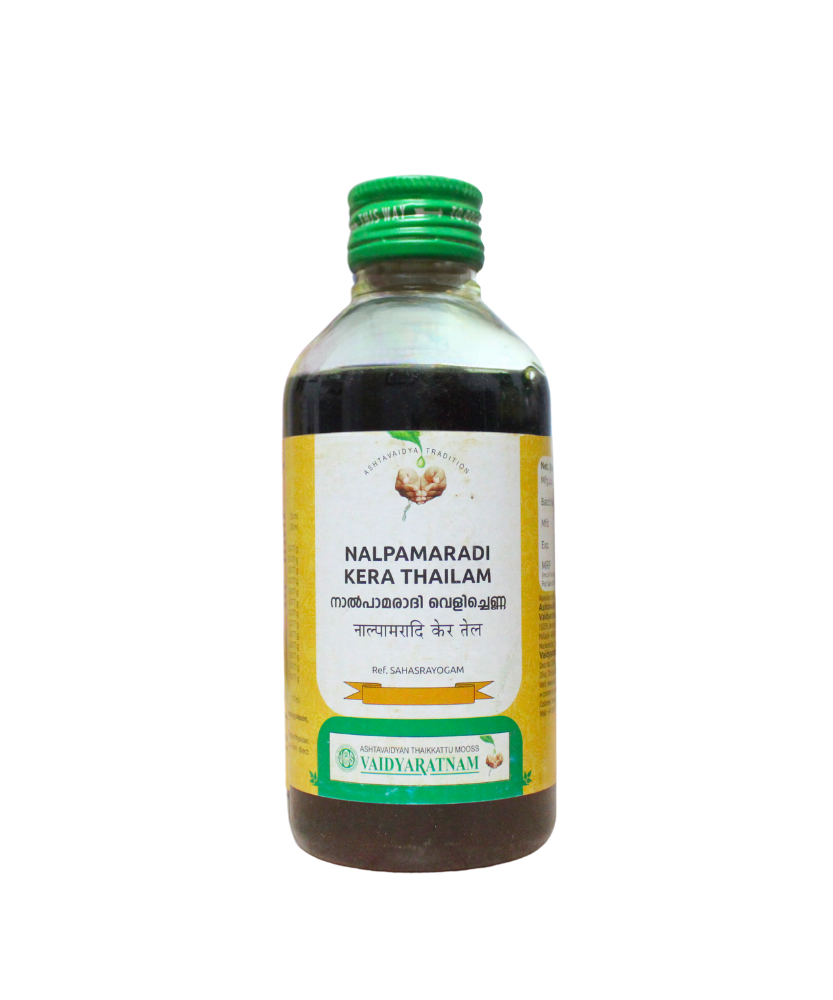 Vaidyaratnam Nalpamaradi Kera Thailam 200ml