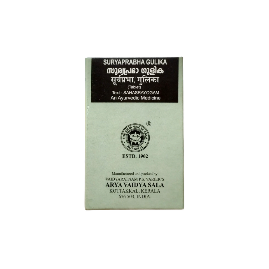 Suryaprabha Gulika - 100Tablets