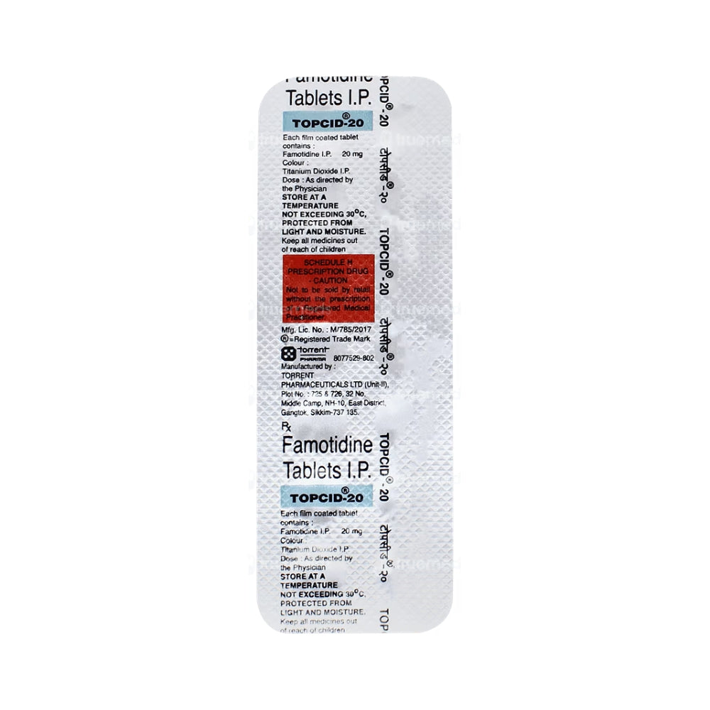 Topcid 20 Tablets - 14Tablets