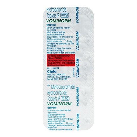 Vominorm Tablets - 10Tablets