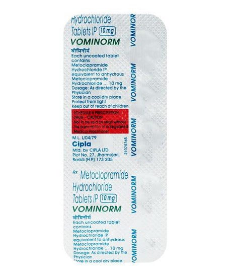 Vominorm Tablets - 10Tablets
