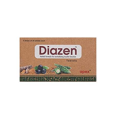 Apex Diazen 30Tablets -  Apex Ayurveda - Medizzo.com