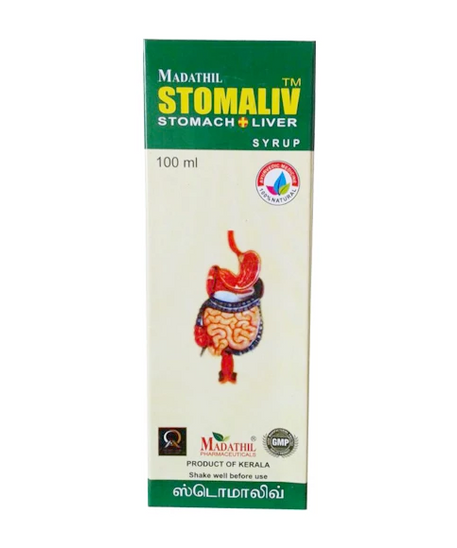 Stomaliv Syrup 100ml -  Madathil - Medizzo.com