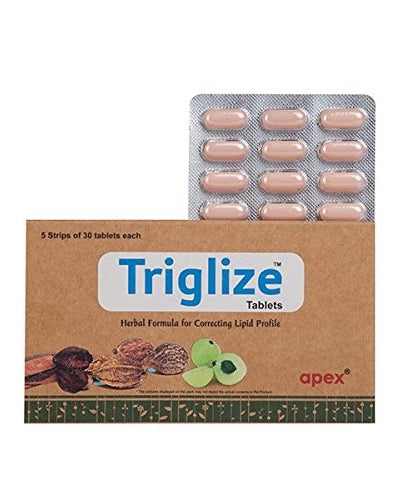 Apex triglize 30 tablets -  Apex Ayurveda - Medizzo.com