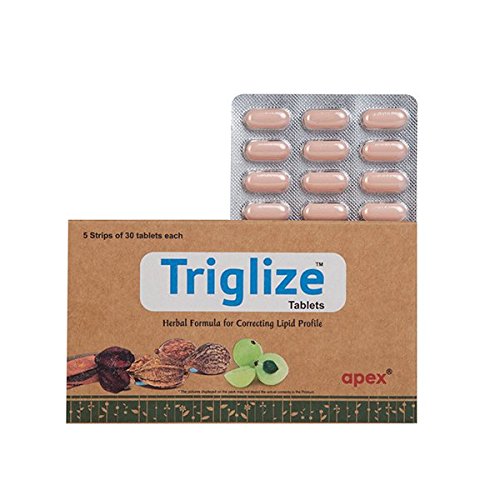 Apex triglize 30 tablets -  Apex Ayurveda - Medizzo.com
