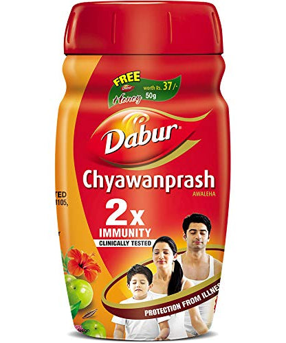Shop Dabur Chyawanprash - Ayurvedic lehya for immunity (New Pack) at price 375.00 from Dabur Online - Ayush Care