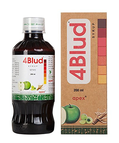 4Blud Syrup 200ml -  Apex Ayurveda - Medizzo.com