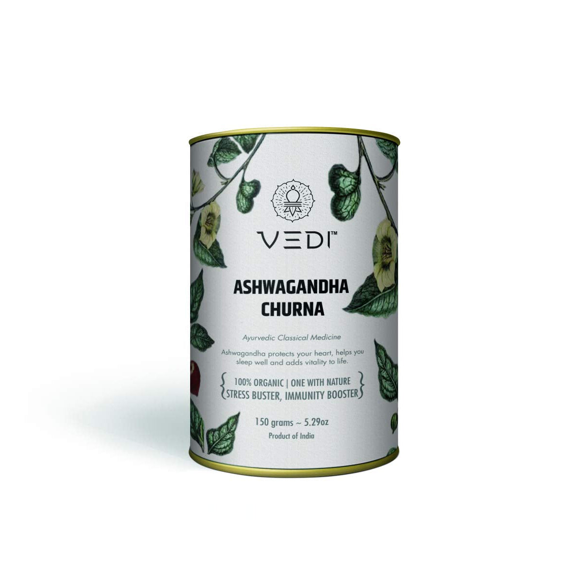 Vedi Ashwagandha Churna 150gm (Organic) -  Vedi Herbals - Medizzo.com