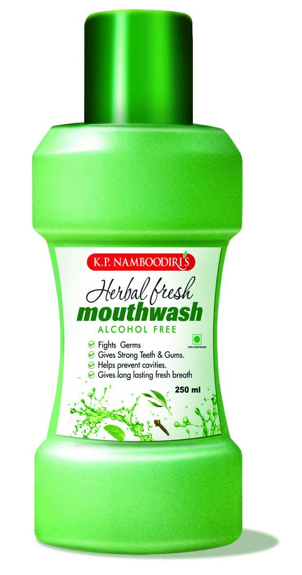 KP Namboodiri Herbal Mouthwash 250ml -  KP Namboodiri - Medizzo.com