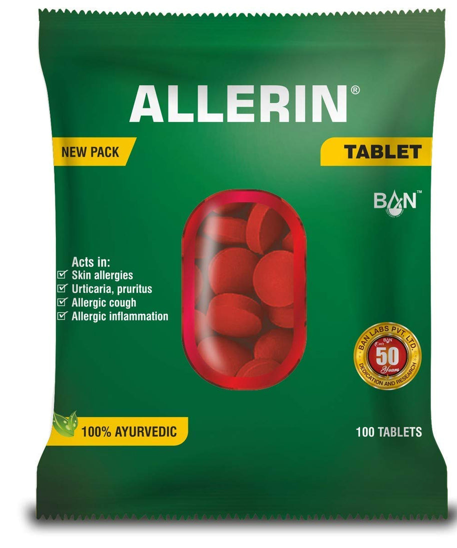 Banlab Allerin Tablets 100Tablets -  Banlabs - Medizzo.com