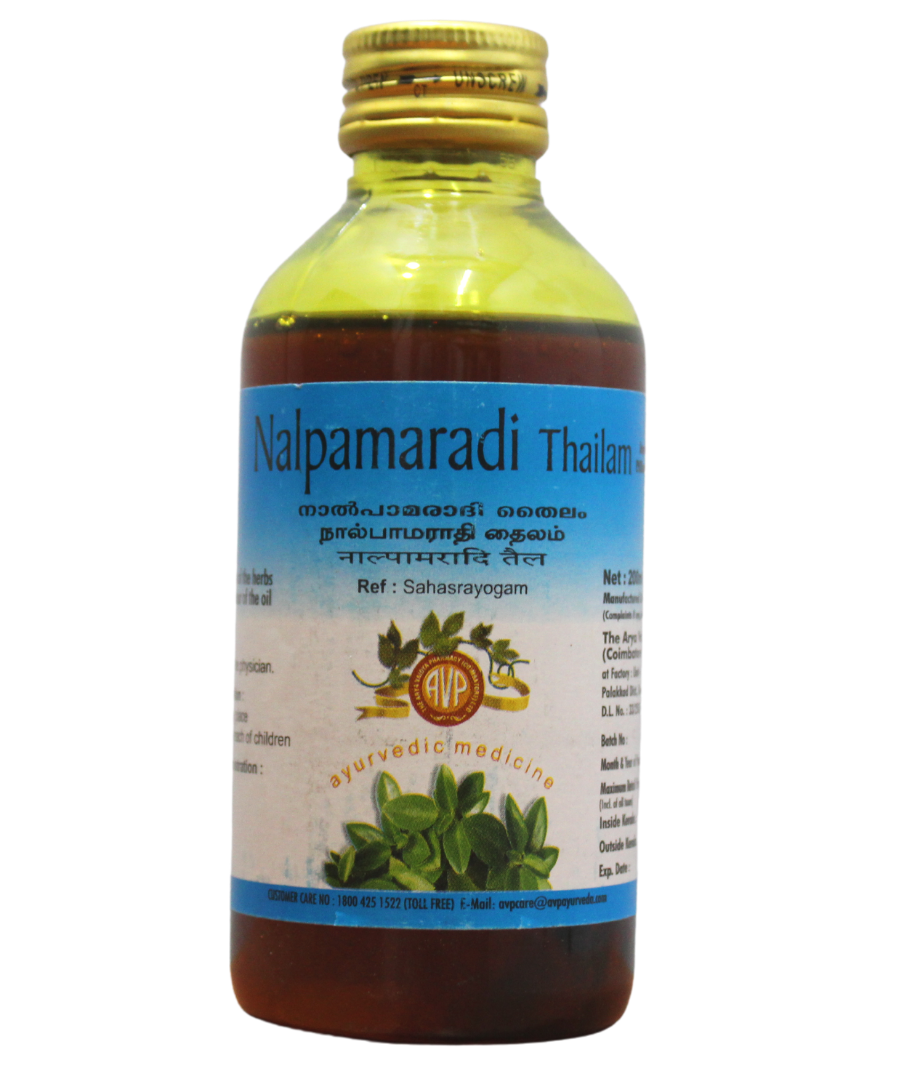 AVP Nalpamaradi Thailam 200ml -  AVP - Medizzo.com