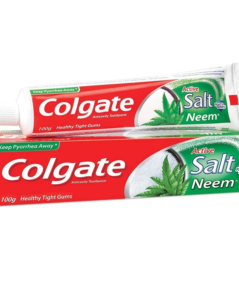 Colgate Active Salt Neem Toothpaste 100gm -  Colgate - Medizzo.com