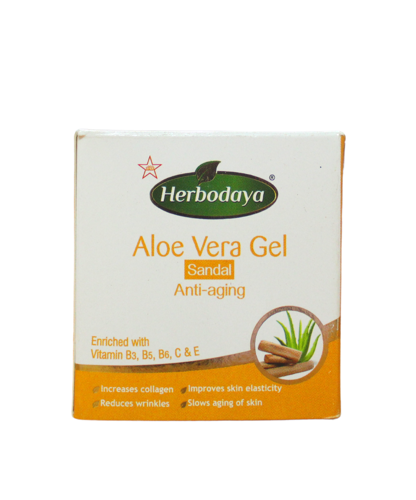 Herbodaya Aloevera Gel Sandal Flavour 100gm