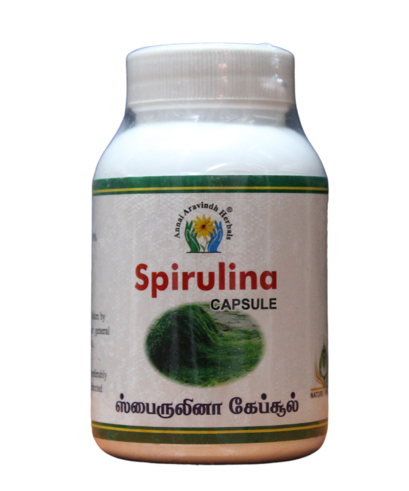 Annai Aravindh Spirulina Capsules - 90 Capsules -  Annai Aravindh - Medizzo.com