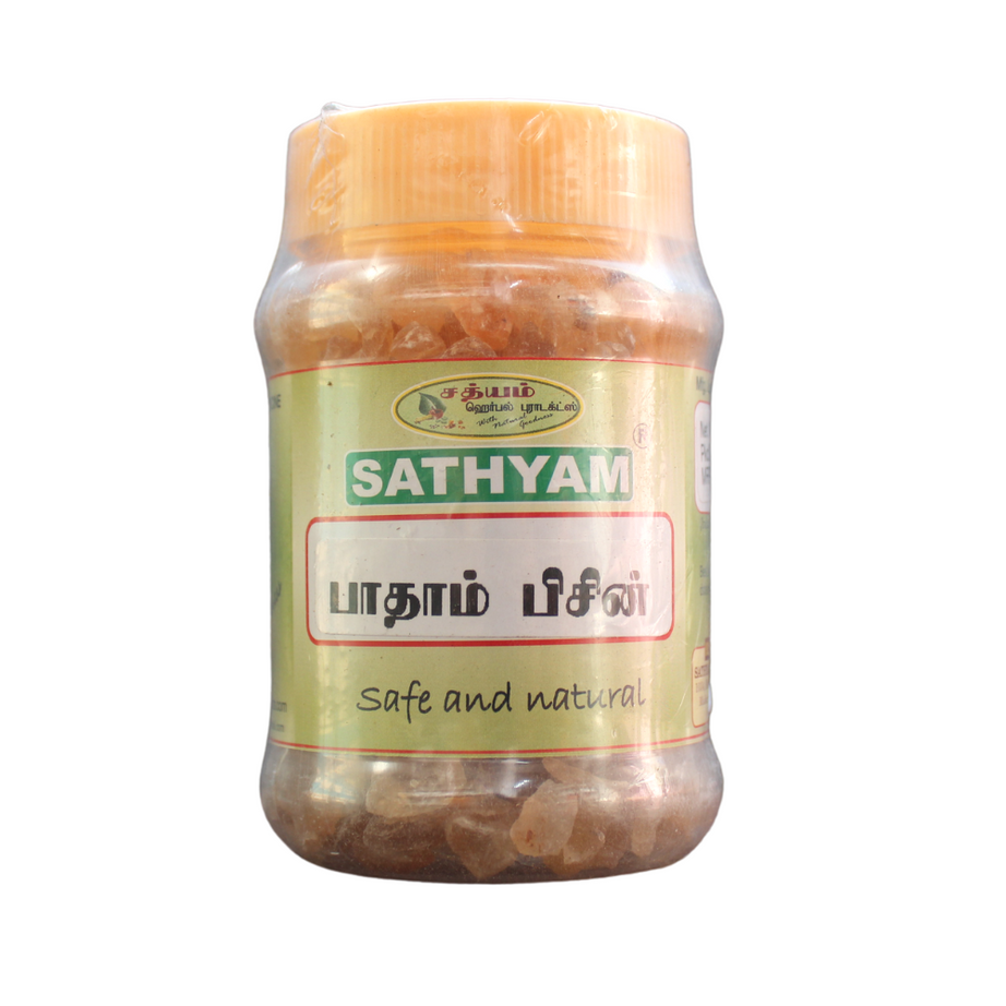 Badam Pisin 150gm ( Almond / Badam Gum ) -  Sathyam Herbals - Medizzo.com