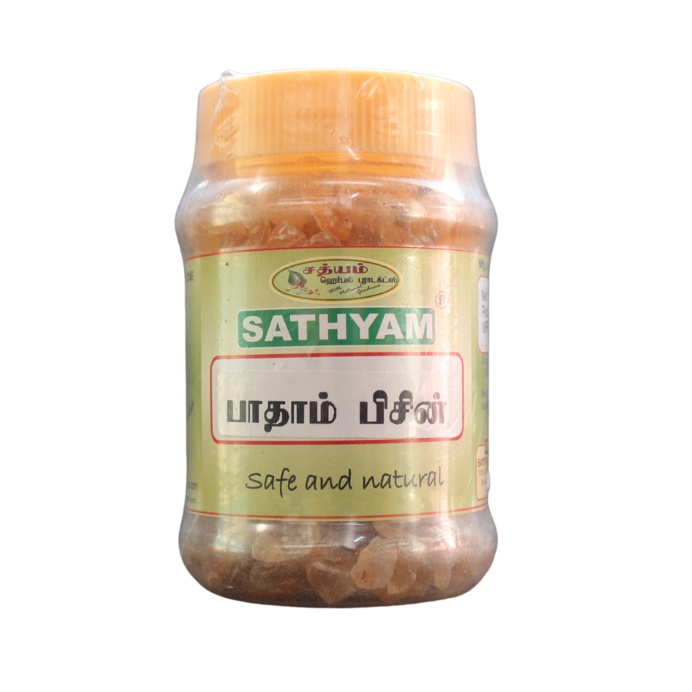 Badam Pisin 150gm ( Almond / Badam Gum ) -  Sathyam Herbals - Medizzo.com