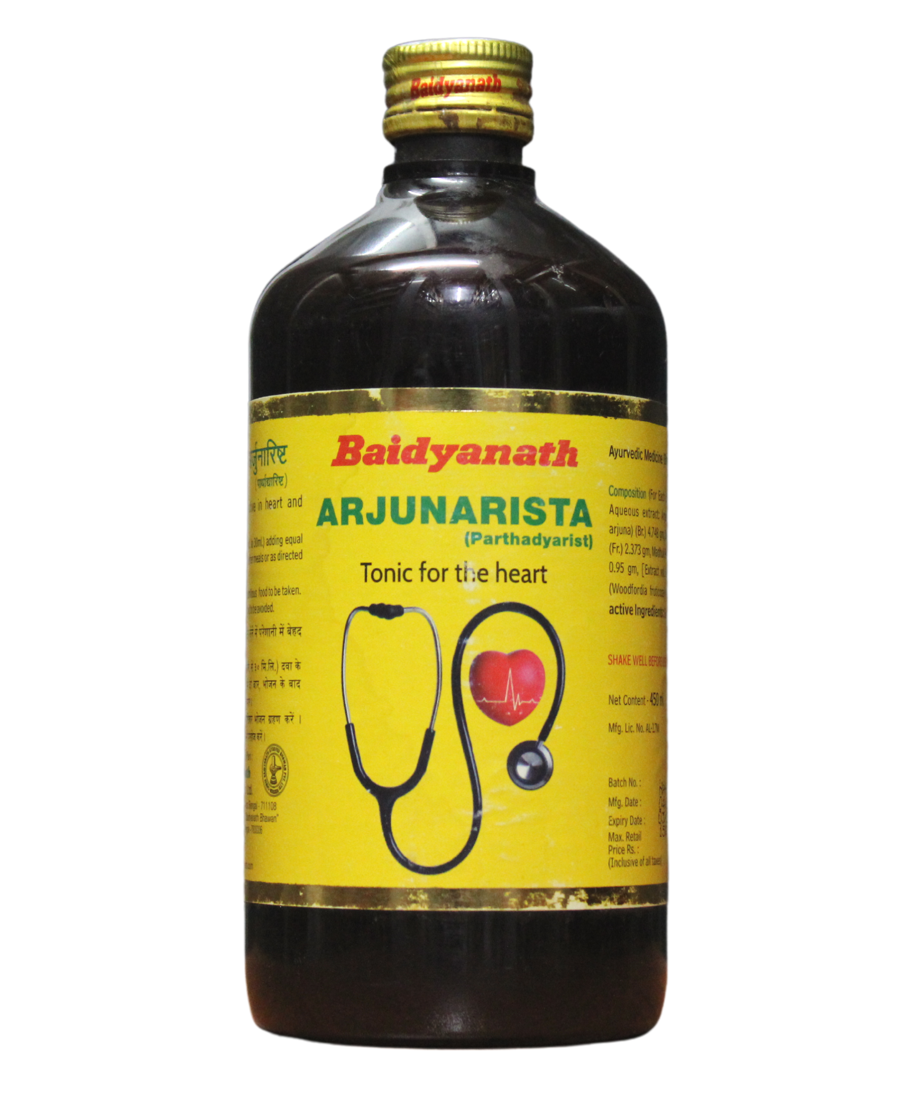 Baidyanath Arjunarishta 450ml -  Baidyanath - Medizzo.com