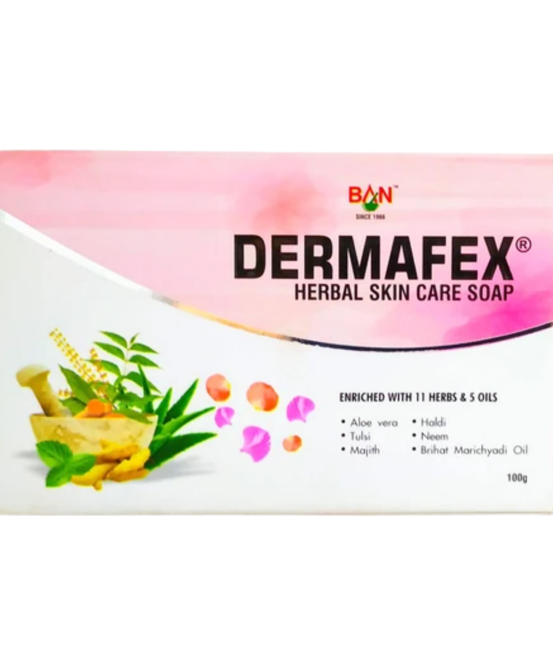 Dermafex Soap 100gm -  Banlabs - Medizzo.com