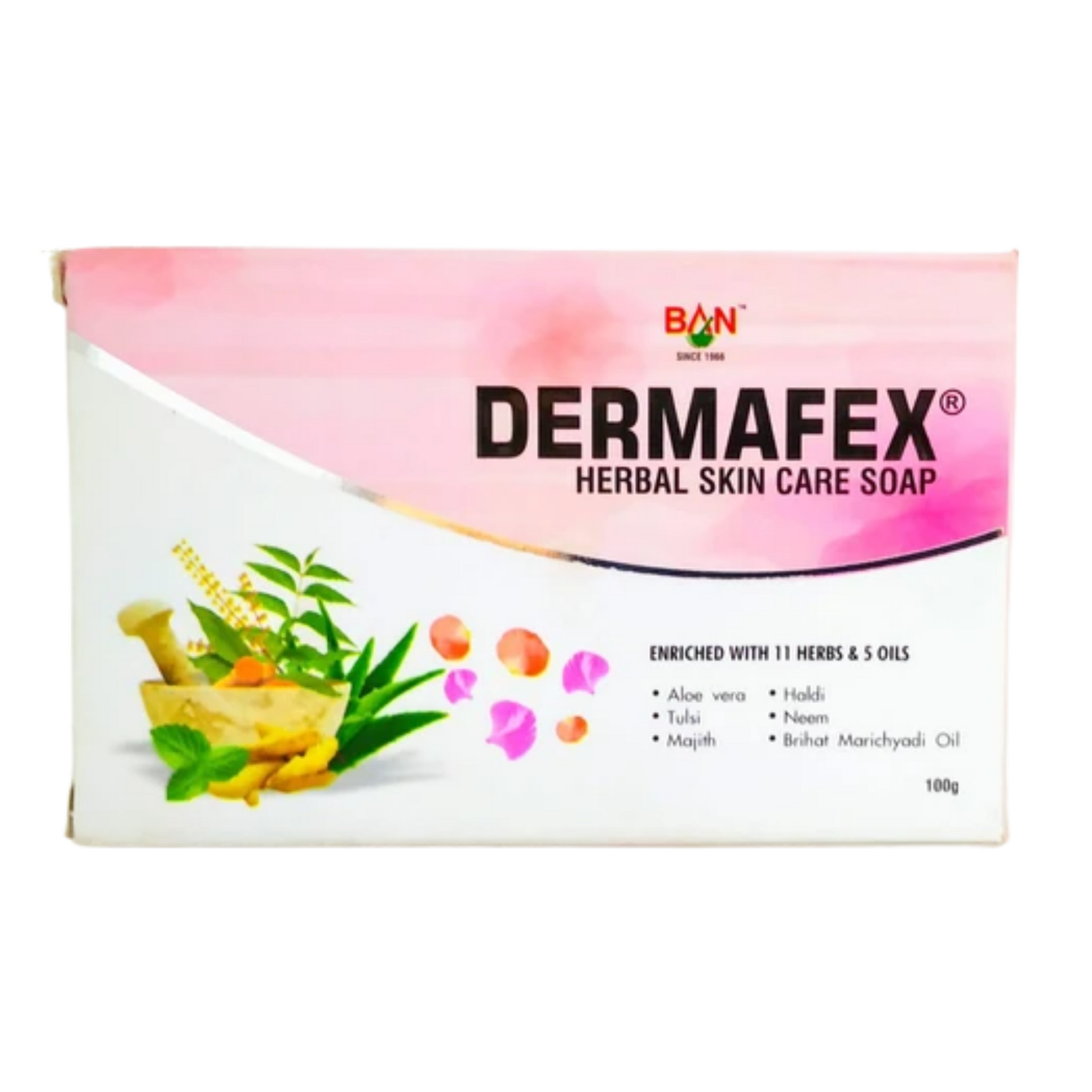 Dermafex Soap 100gm -  Banlabs - Medizzo.com