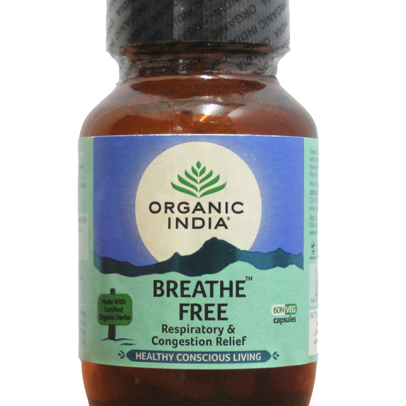 Breathe free capsules - 60capsules -  Organic India - Medizzo.com